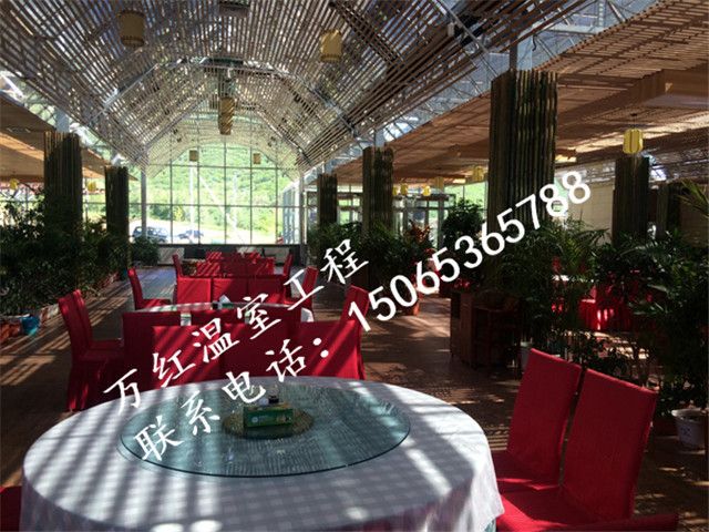 生態(tài)餐廳內(nèi)部一角圖